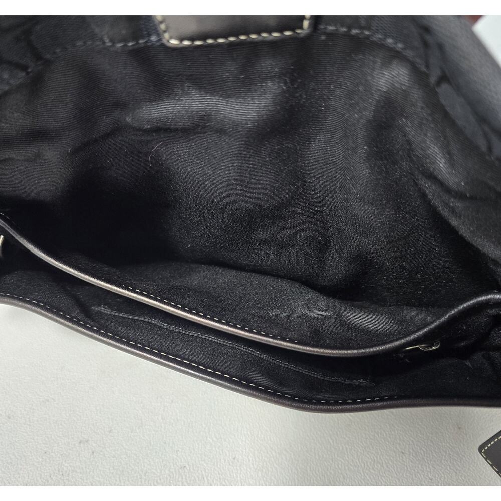 COACH Y2k Vintage Black Jacquard Soho Shoulder Top Handle Handbag 6280 EUC - Picture 10 of 14